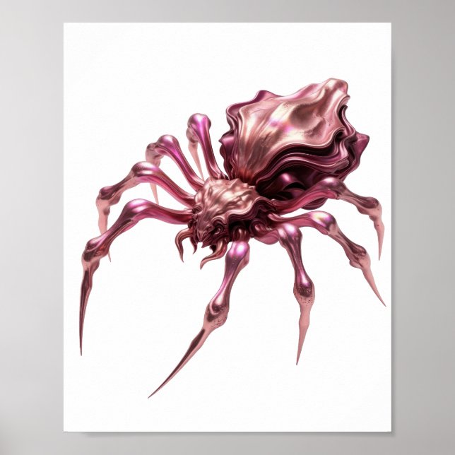 Poster Arte abstrata prateada DESIGN MODERNO (Frente)