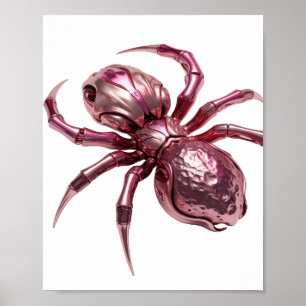 Poster Arte abstrata prateada e elegante Design Gráfico