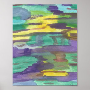 Poster Arte abstrata reflexões