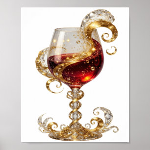 Poster ARTE ABSTRATA Witty Gold