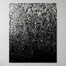 Poster Arte Abstrato a preto e branco