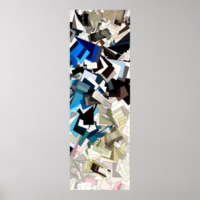 Poster Arte abstrato Expressionismo (Frente)