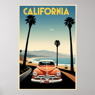Poster Arte Antiga Arte da Califórnia Arte de Viagens Ant