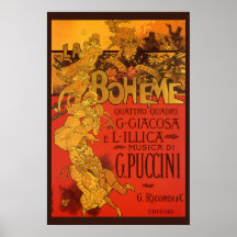 Arte Antiga Modernista Música, Ópera La Boheme, 18