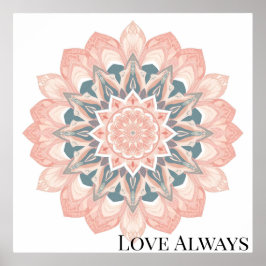 Poster Arte árabe Mandala