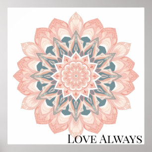 Poster Arte árabe Mandala