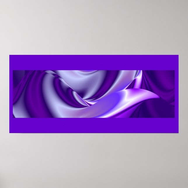 Pôster Arte arco-íris Abstrato 3D (Frente)