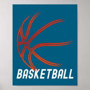 Poster Arte Basquetebol Basquete ao Ar Livre Basquetebol
