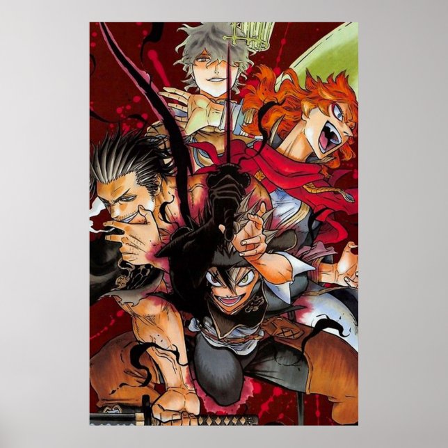 Poster Arte Black Clover (Frente)