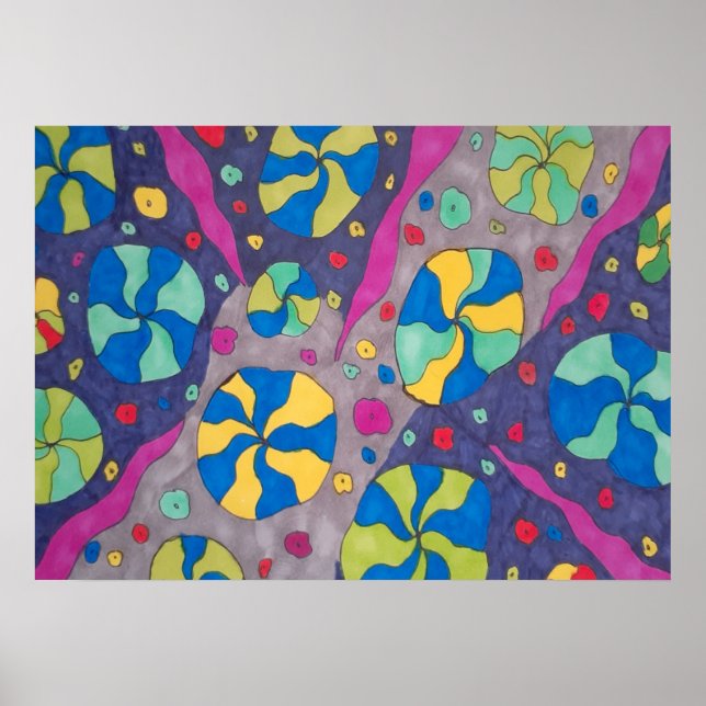 Poster Arte Bold Cosmic (Frente)