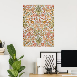 Poster Arte Botânica Floral de Jacinto de William Morris