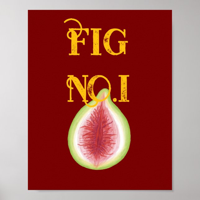 Poster Arte botânica vintage para parede (Frente)