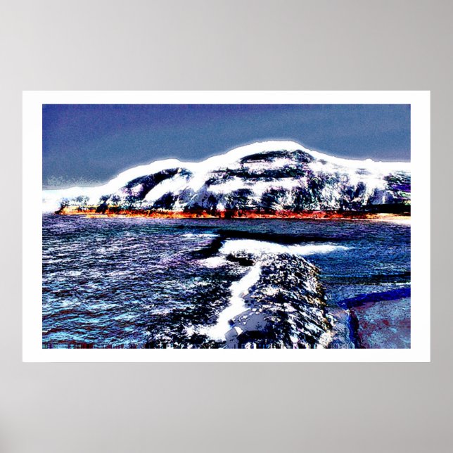 Poster Arte brilhante do inverno (Frente)