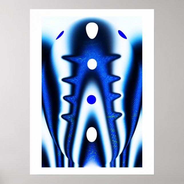 Poster Arte chave alienígena (Frente)