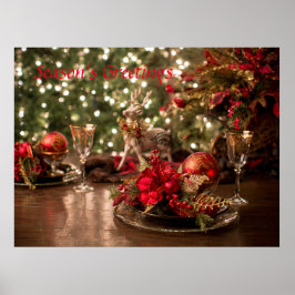 Poster Arte Clássica de Natal