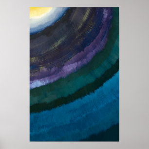 Poster Arte Colorida de Linhas Abstrato