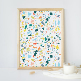 Poster Arte Colorida Moderna Mínima de Abstrato de Splatt