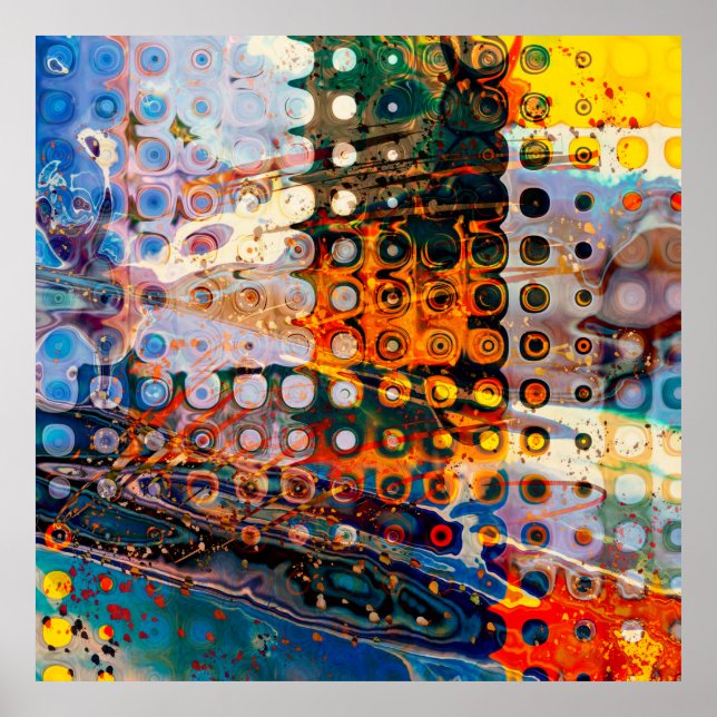 Poster arte com textura de abstrato, arte, textura (Frente)