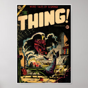 Poster Arte cómica da época dourada - a coisa