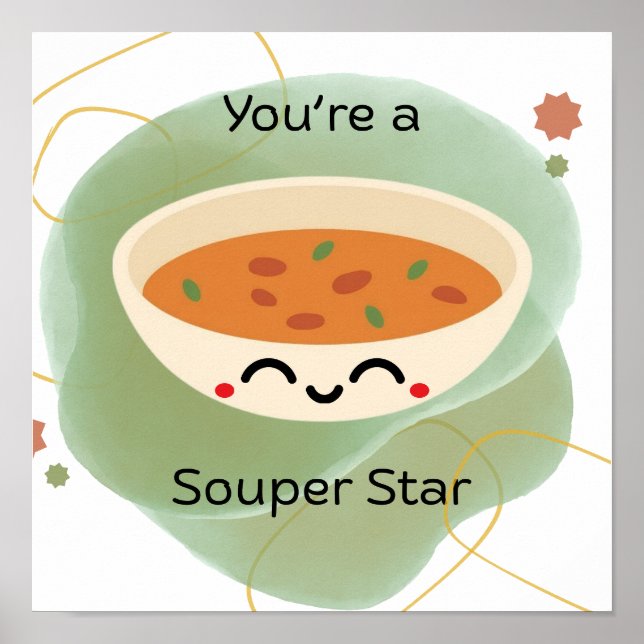 Poster Arte Comida (Frente)