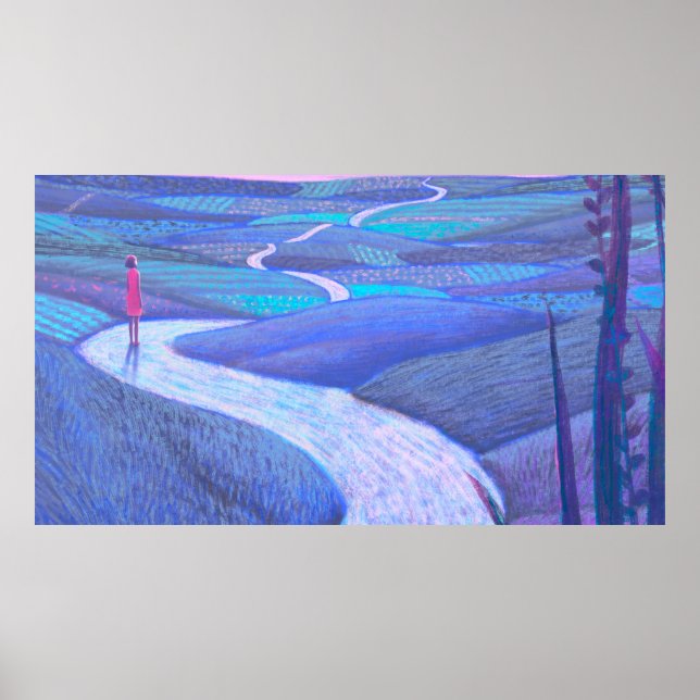 Poster Arte conceitual, trabalho de arte surreal, sonho d (Frente)