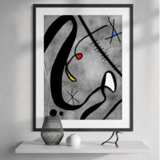 Pôster Arte Contemporânea Abstrata (sem moldura)