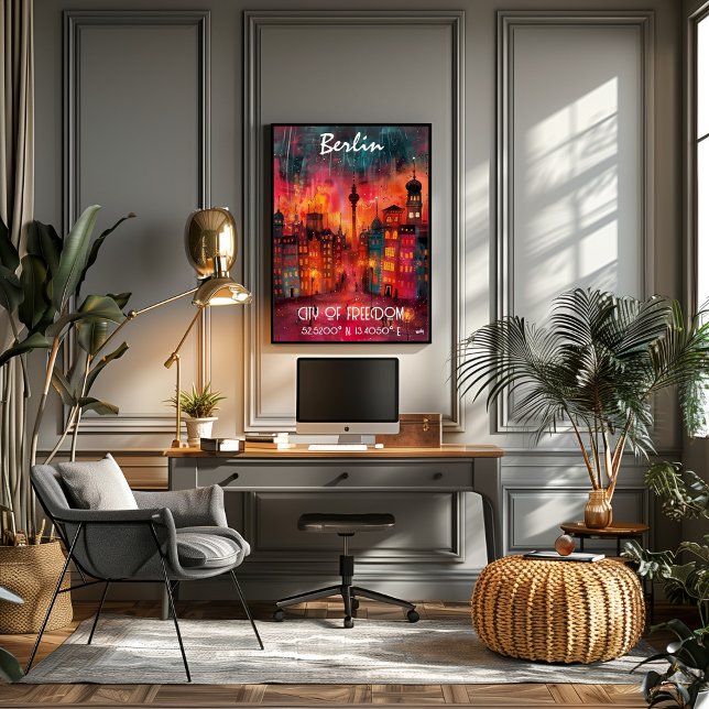 Pôster Arte Contemporáneo Berlín: Ciudad de la Libertad (Criador carregado)