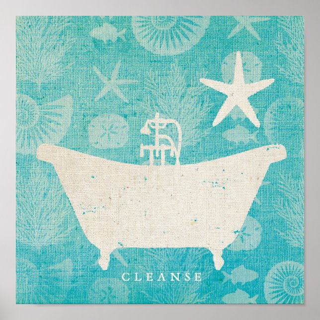 Poster Arte Costeira | Banheira Arredondada (Frente)