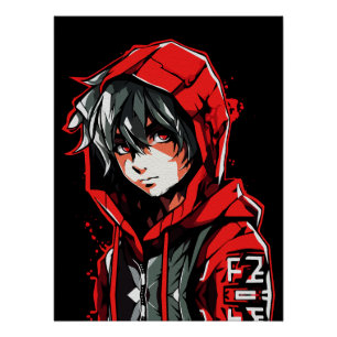 Pôster Arte Criativo de Anime para Parede Rapazes 01