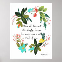 Arte Cristã legal - 1 Peter 4:8