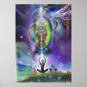 Poster Arte Crown Chakra