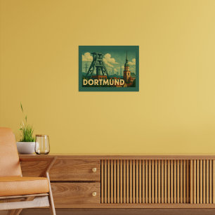 Poster Arte da Cidade de Dortmund Alemanha