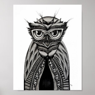 Poster Arte da coruja