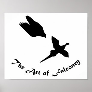 Poster Arte da Falcão - Falcão-peregrino