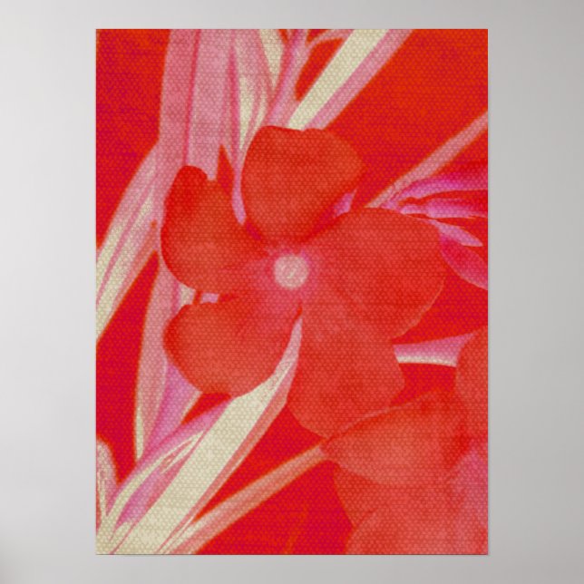 Pôster Arte da flor (Frente)