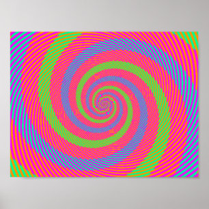Pôster Arte da ilusão óptica