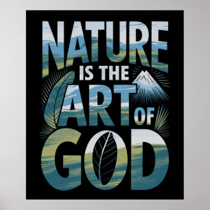 Poster Arte da Natureza - Criação divina em Todas as Pais