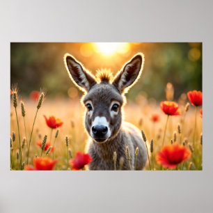 Poster Arte da paisagem rural em harmonia de verão de Don