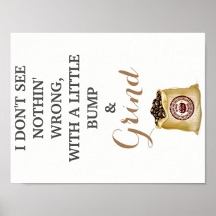 Poster Arte da parede da chalaça da cozinha da colisão 