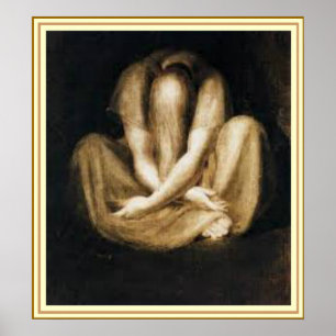 Pôster Arte da parede - "silêncio" por Henry Fuseli