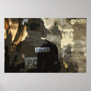 Poster Arte da polícia
