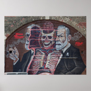 Pôster Arte da rua de Sigmund Freud