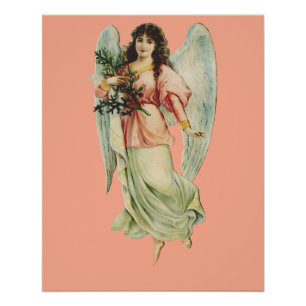 Pôster Arte da Vigilância Divina e Graça do Anjo da Guard