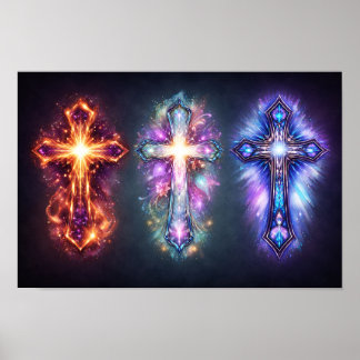 Poster Arte das Três Cruzes