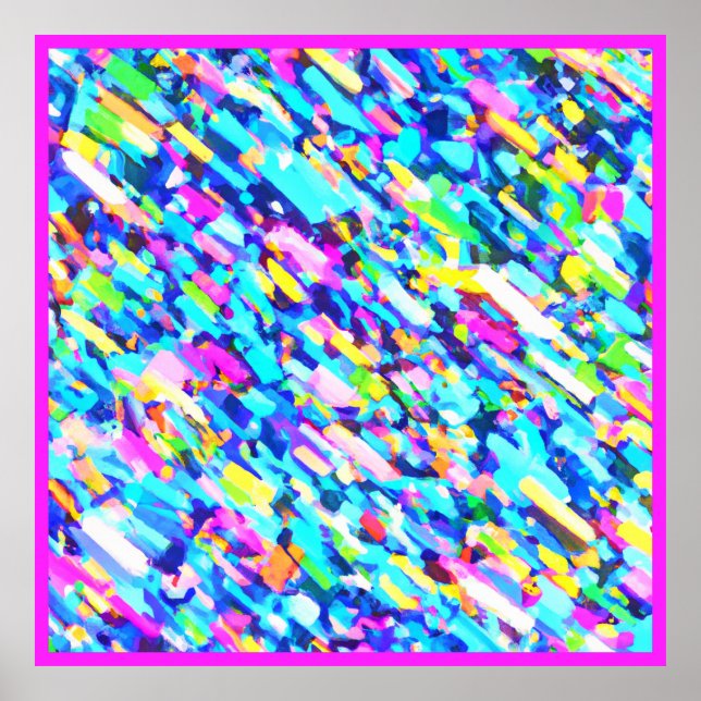 Poster Arte de Abstrato (Frente)