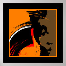 Arte de Abstrato de Mulher Emergente