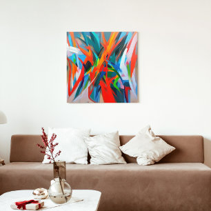 Poster Arte de abstrato do caos