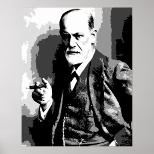 Pôster Arte de alta resolução do vetor de Sigmund Freud