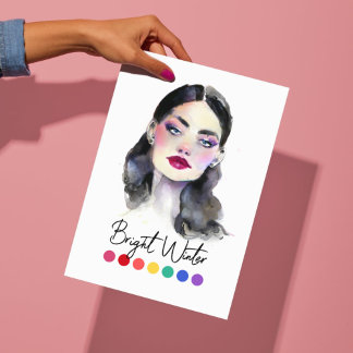 Poster Arte de Análise de Cores Sazonal do Tipo Inverno B