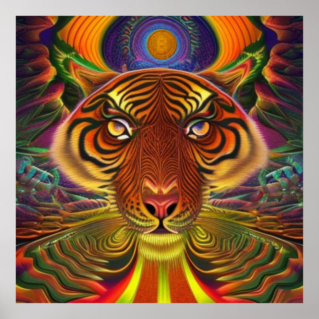 Poster Arte de Arte de Alta Definição Crypto NFT (Frente)